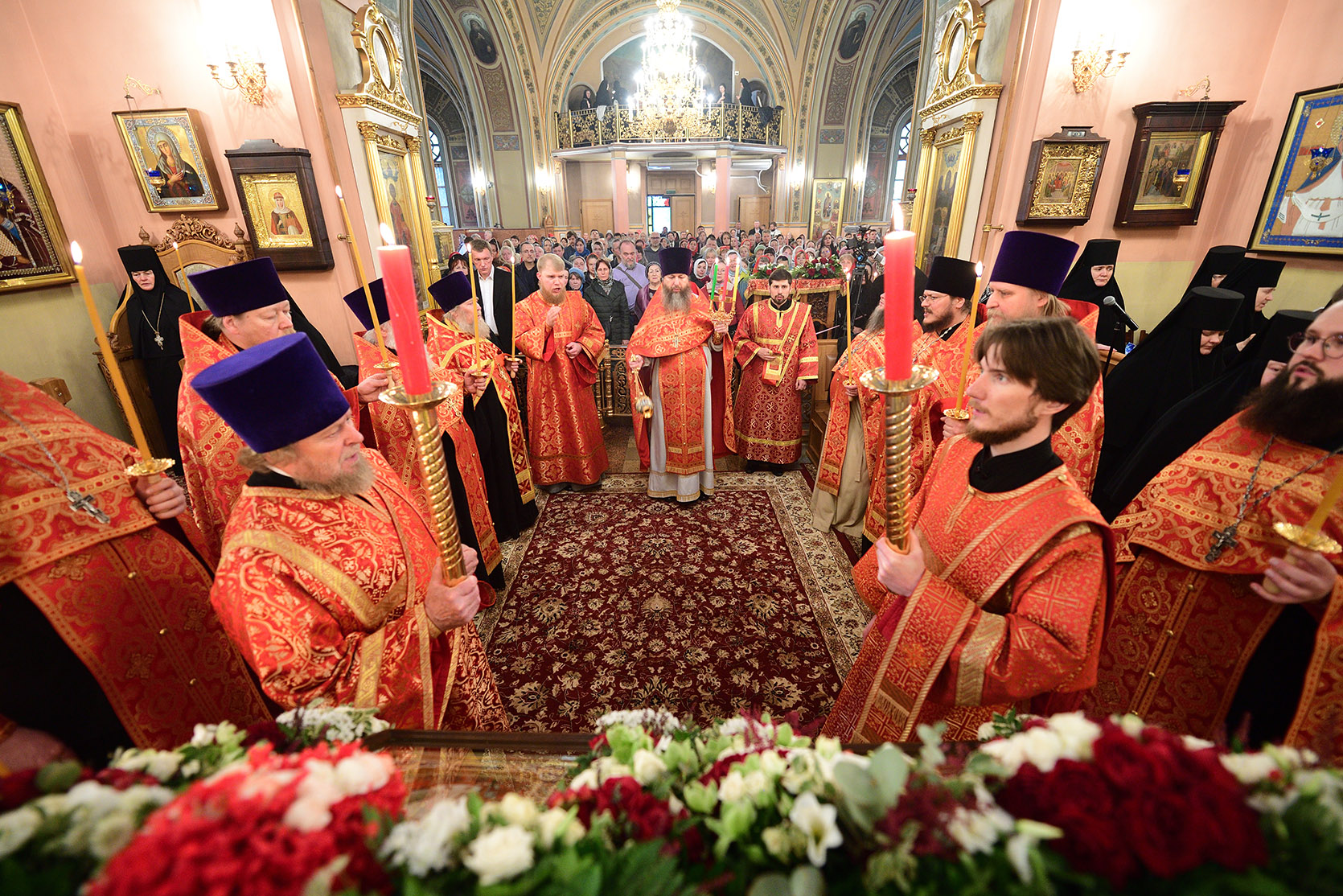 Всенощное бдение в праздник Дня Канонизации старицы Матроны в Покровском монастыре