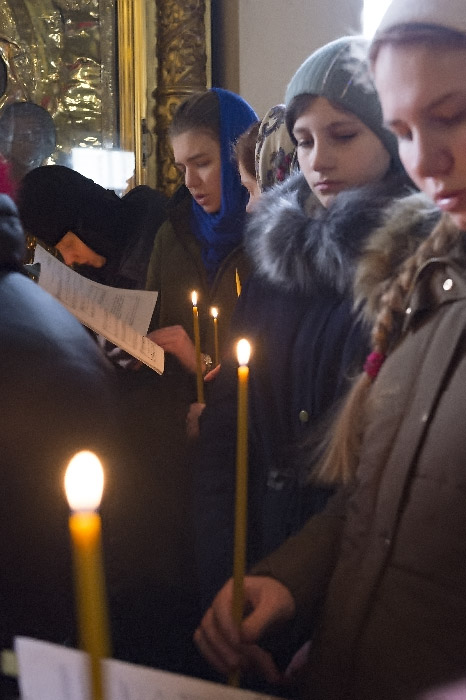 Панихида по Святейшему Патриарху Алексию II в Елоховском соборе