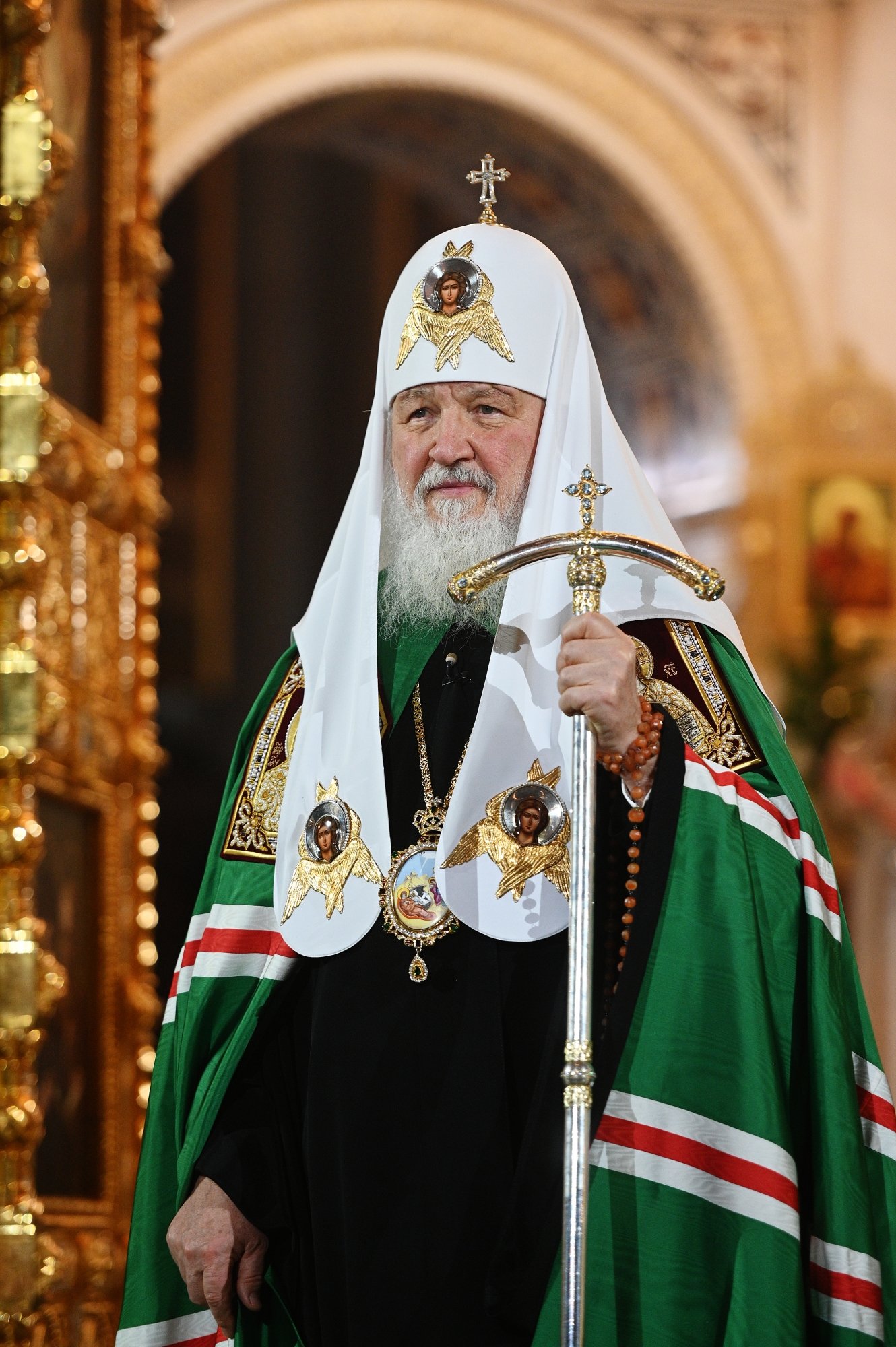 Игумены и игуменьи поздравили Святейшего Патриарха Кирилла с Рождеством Христовым