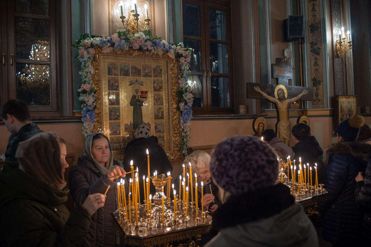 Всенощное бдение в день тезоименитства святой праведной блаженной Матроны Московской