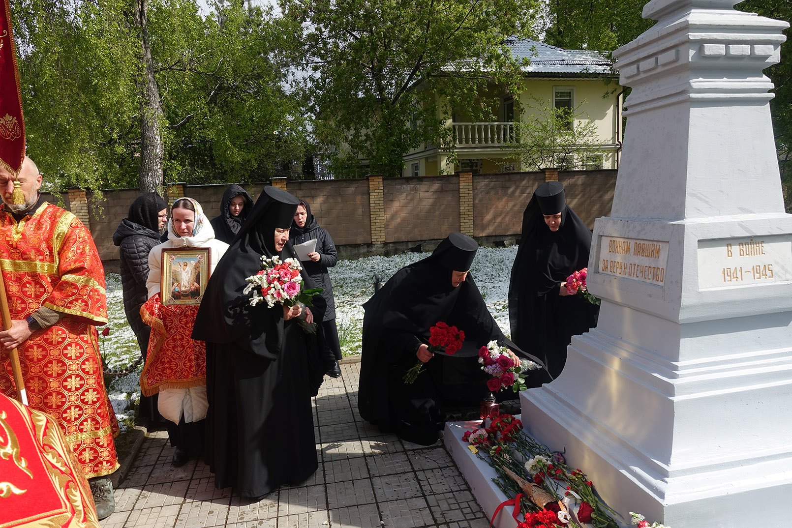 День Победы на подворье монастыря в Троице-Лыково