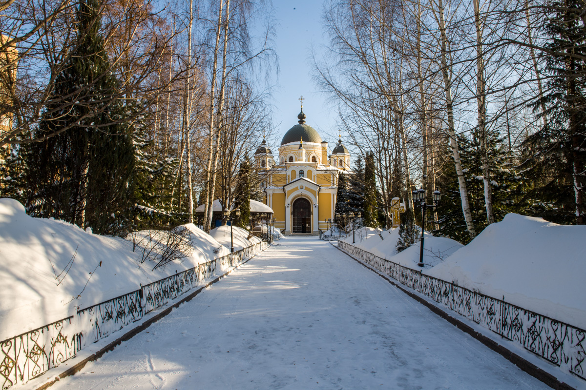 Зима в Покровском ставропигиальном женском монастыре