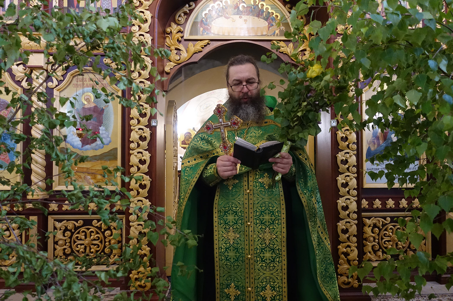 День Святой Троицы на подворье монастыря в с. Марково