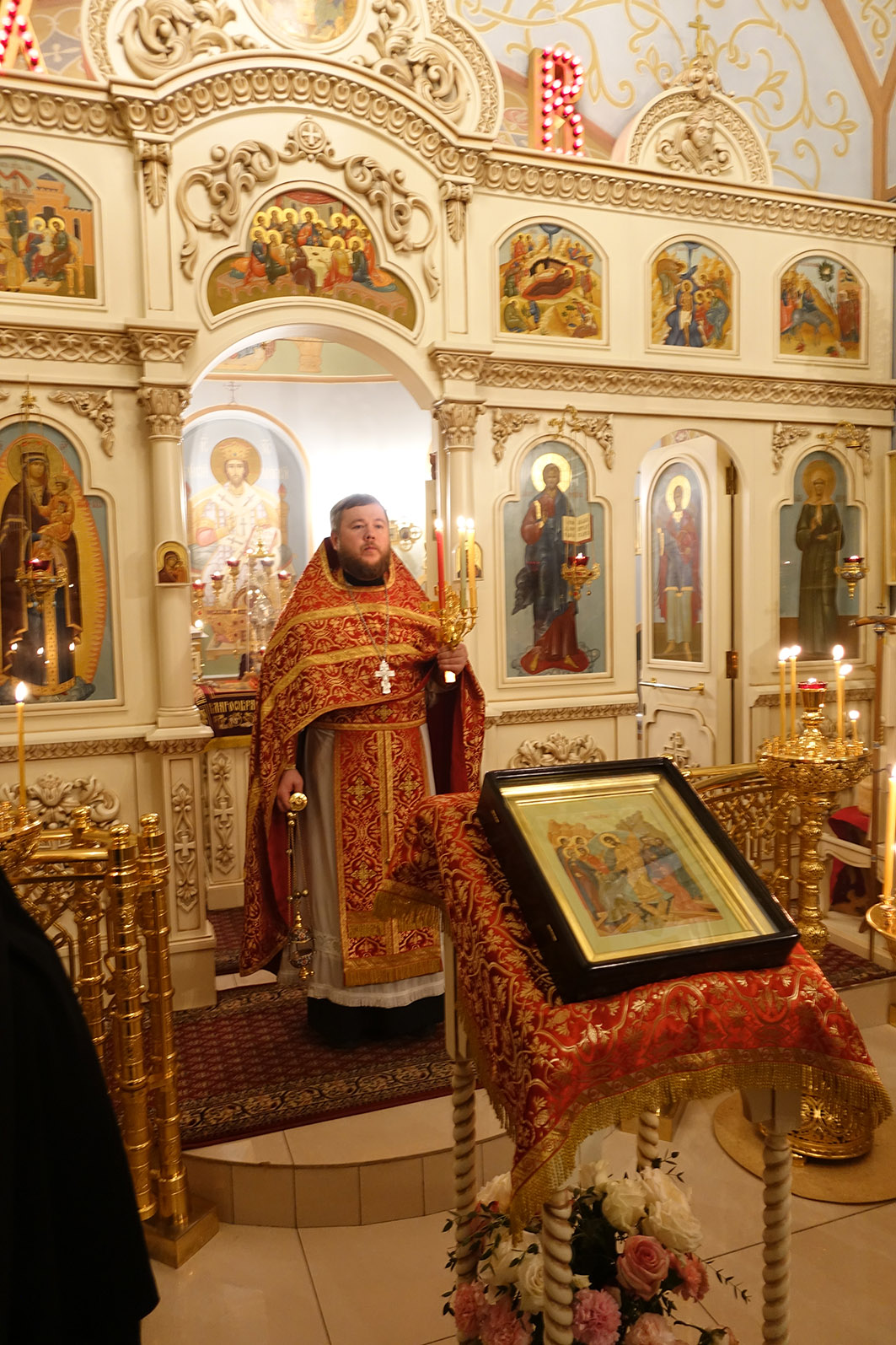 Празднование Пасхи и службы Страстной седмицы на подворье монастыря в Аннино