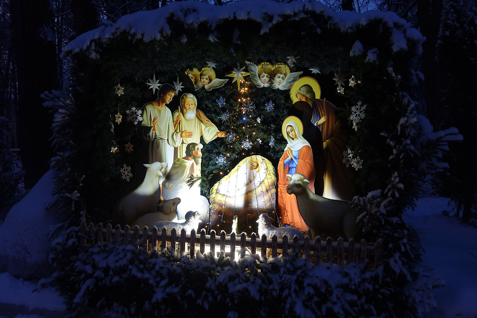 Рождество Христово на подворье Покровского ставропигиального женского монастыря в Троице-Лыково
