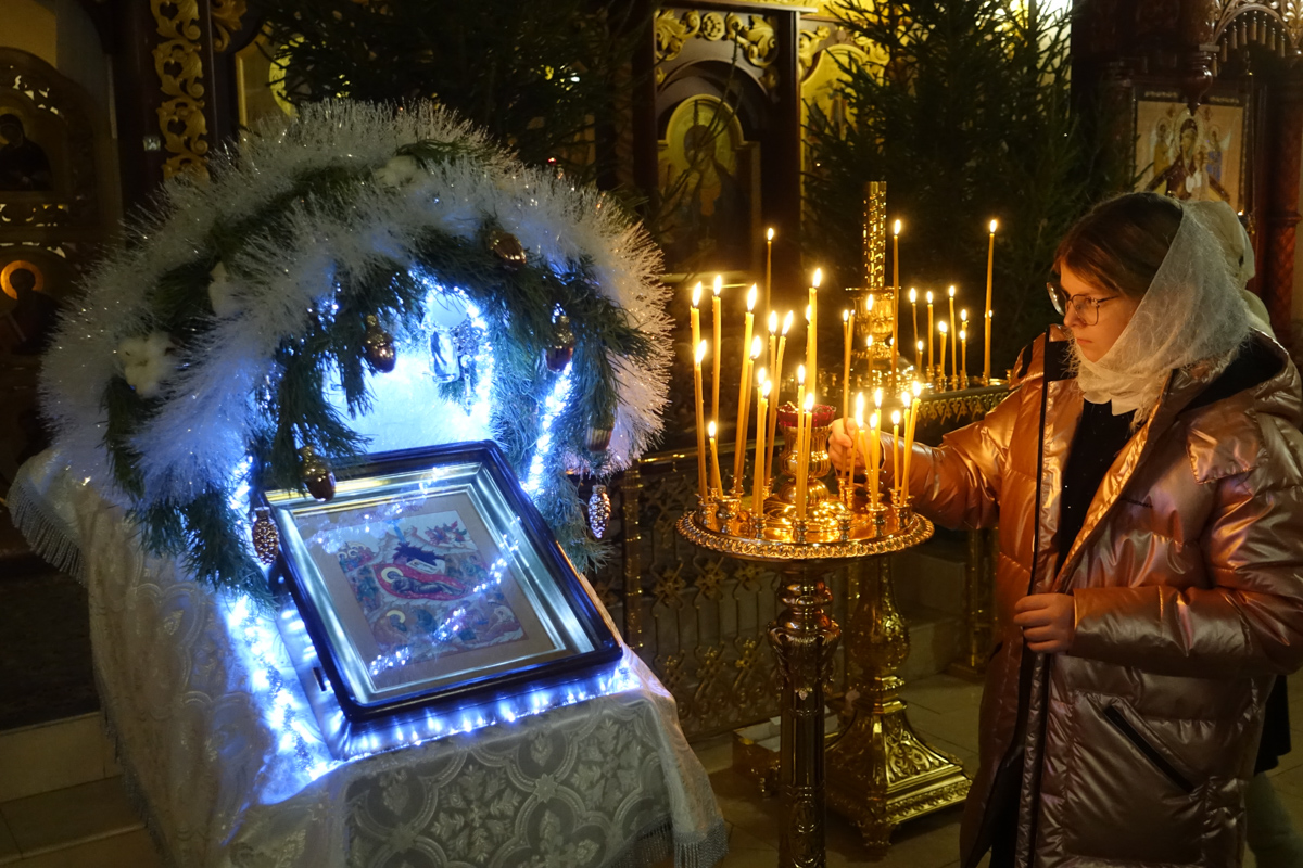 Рождество Христово на подворье Покровского монастыря в с. Марково