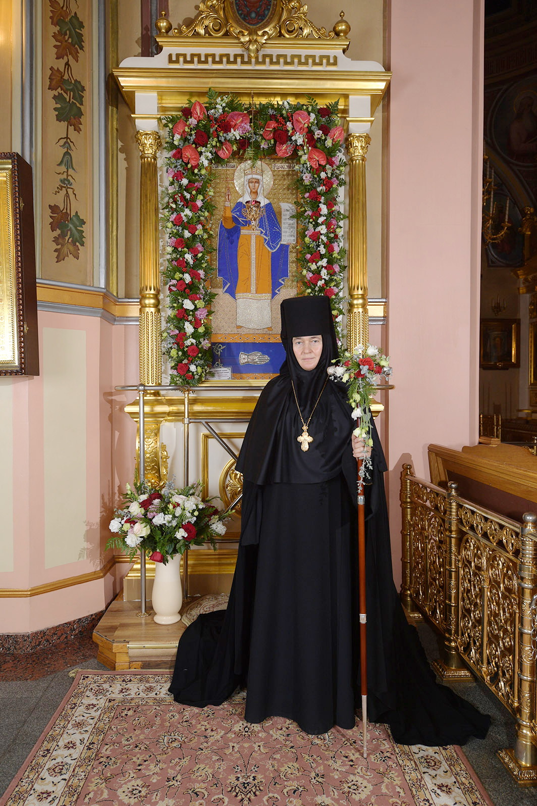 Всенощное бдение в день памяти святой блаженной царицы Феофании в Покровском женском монастыре