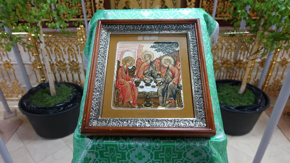 День Святой Троицы на подворье в Марково