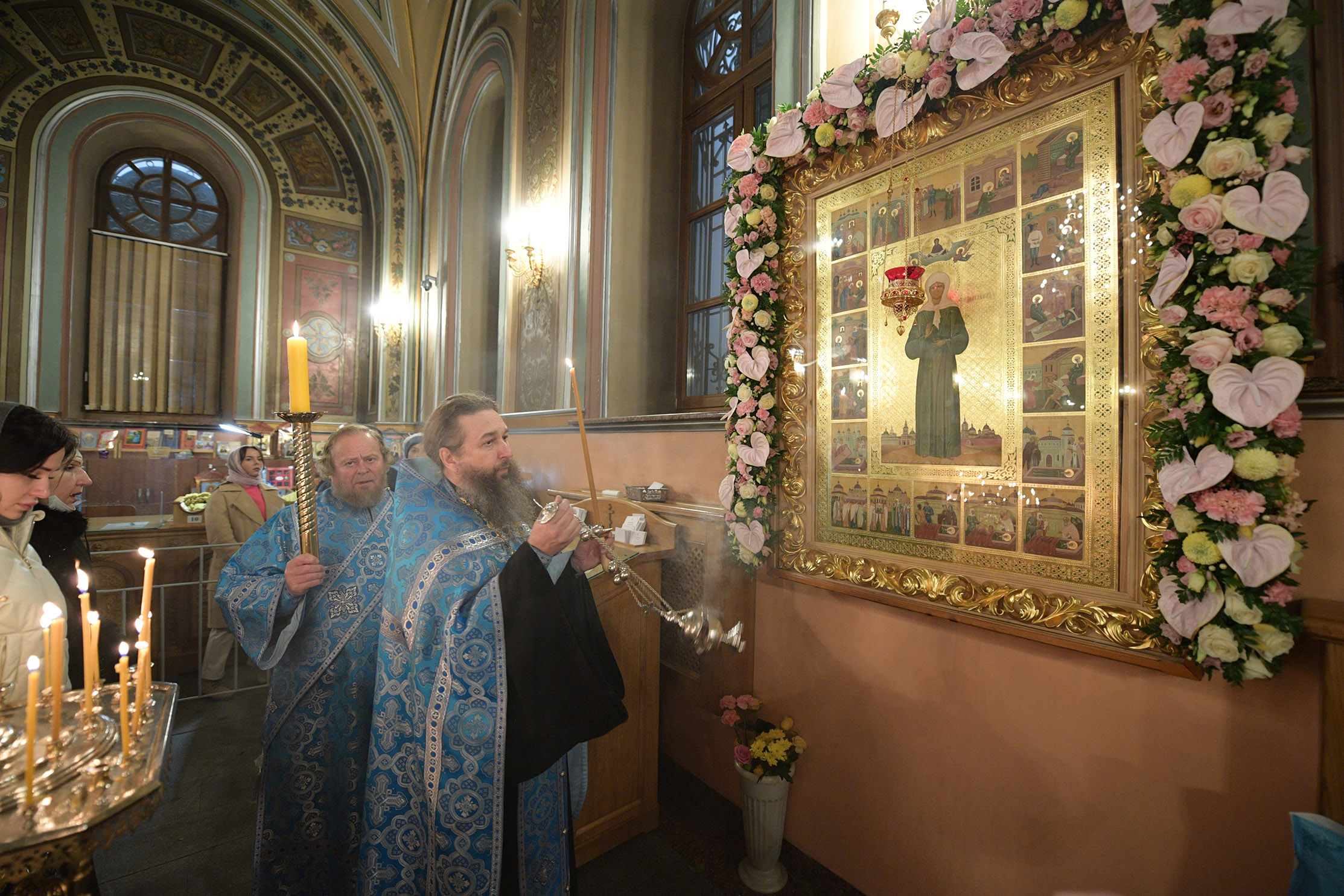 Всенощное бдение в день Тезоименитства святой праведной Матроны Московской