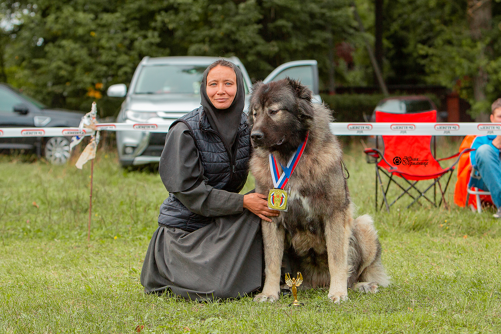 Питомцы монастырского подворья заняли первое место на выставке собак