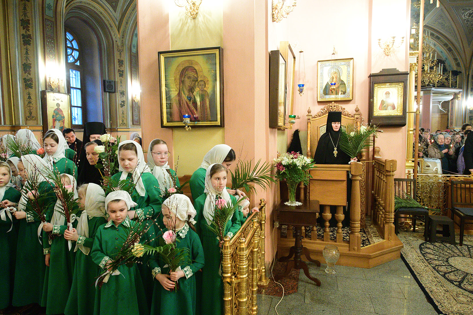Праздник Входа Господня в Иерусалим в Покровском женском монастыре