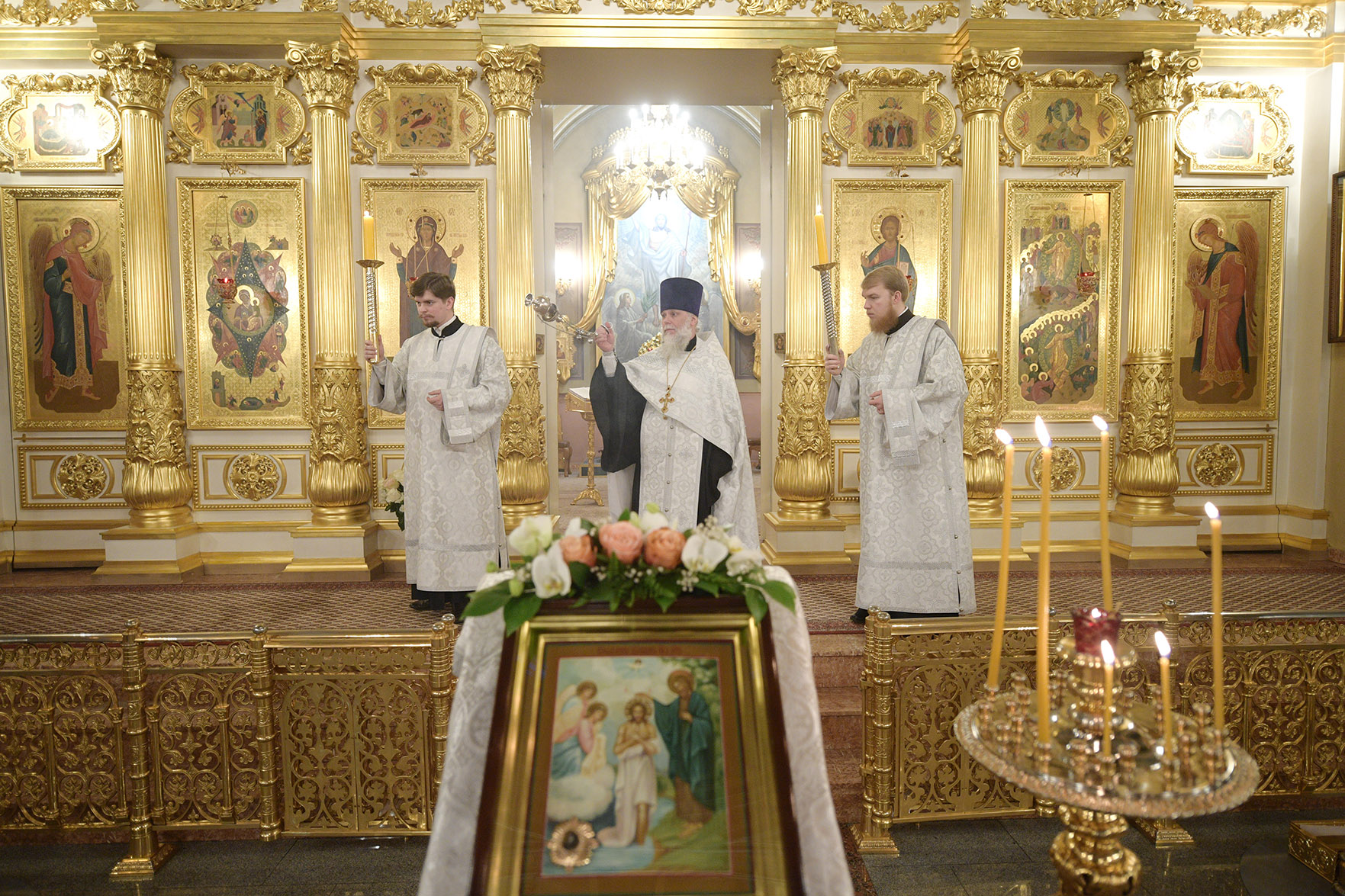 Праздник Святого Богоявления в Покровском женском монастыре