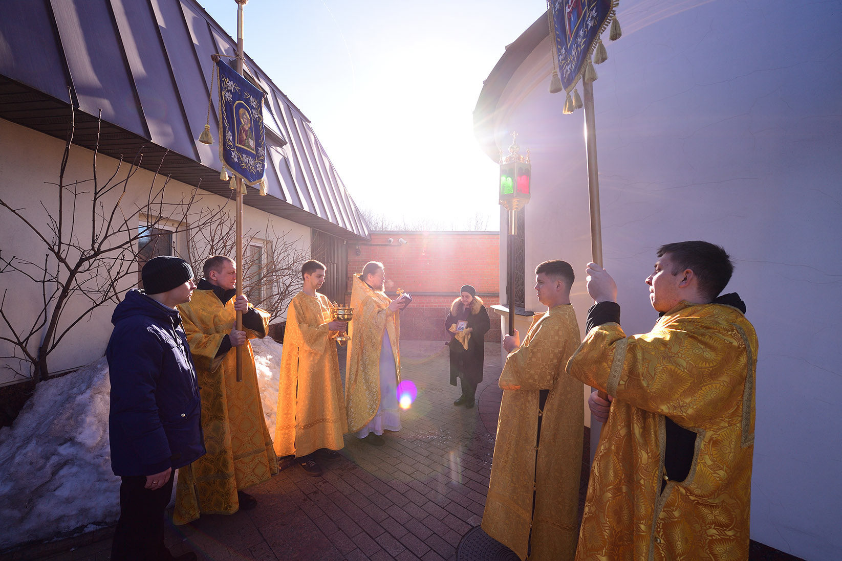 Престольный праздник на подворье в храме святой праведной блаженной Матроны Московской