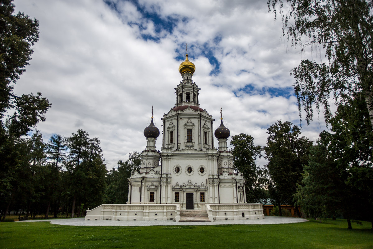 The compound of the Intercession Сonvent in Troitse-Lykovo in Strogino district of Moscow