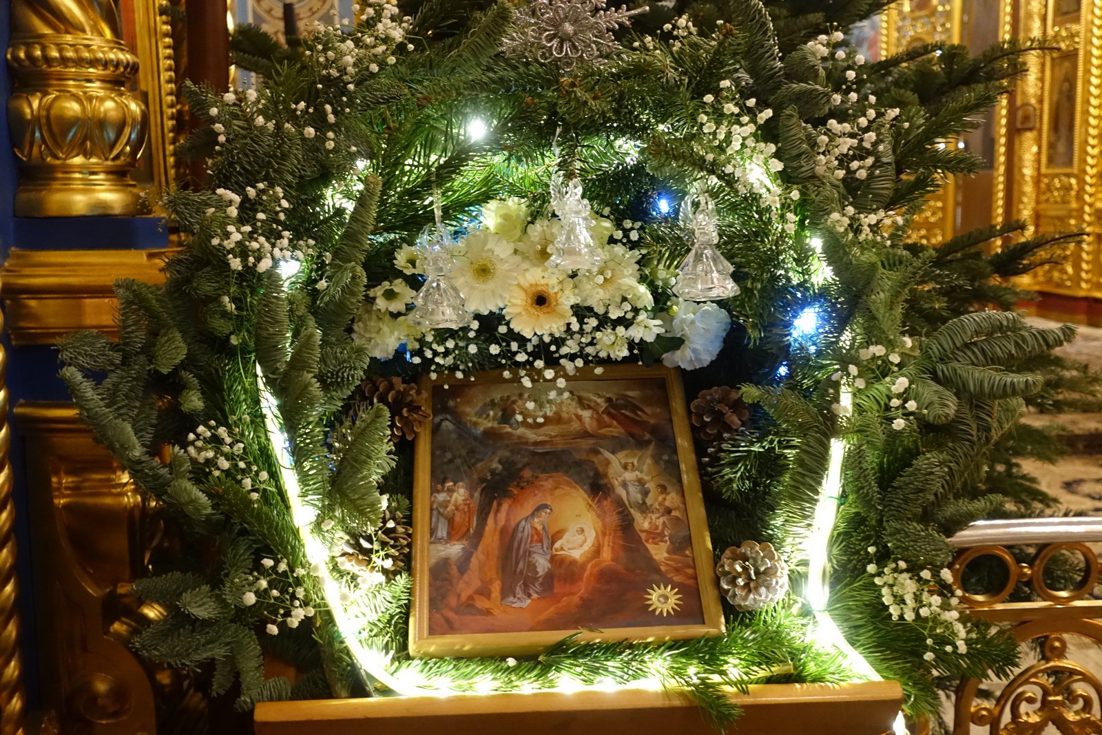Рождество Христово на подворье Покровского монастыря в Троице-Лыково
