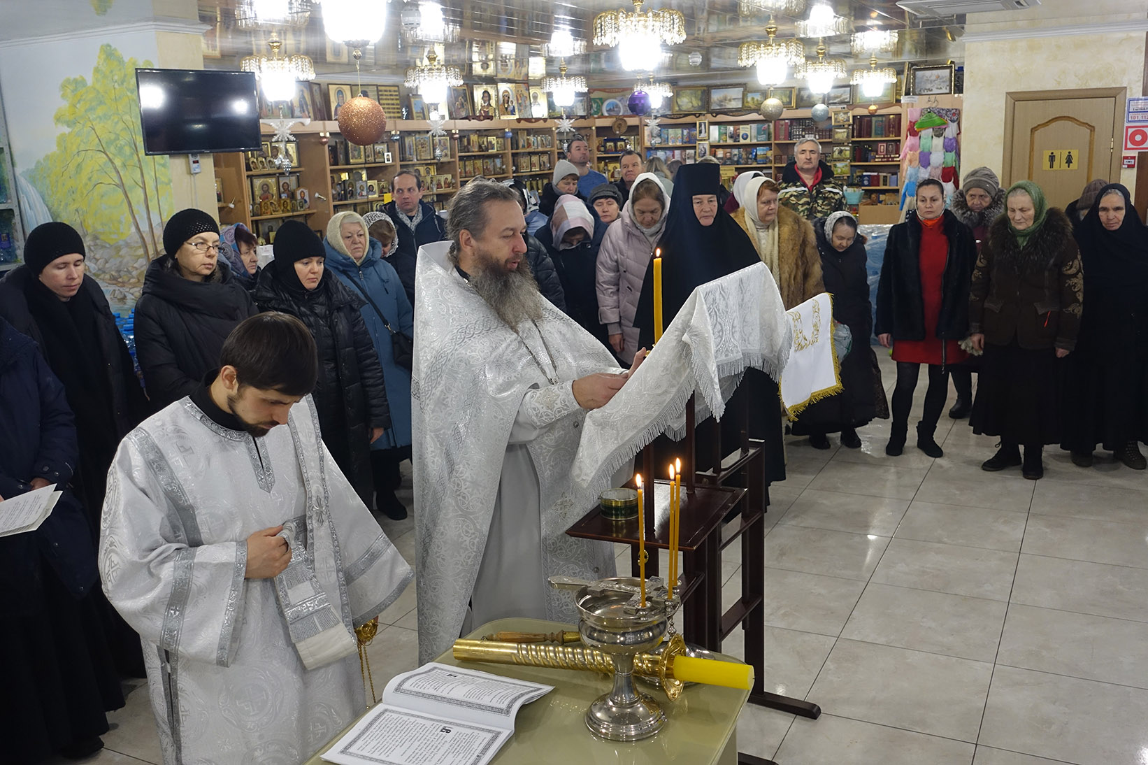Праздник Крещения Господня на подворье монастыря в Марково