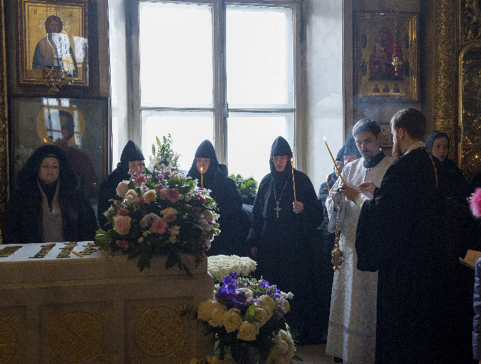 Панихида по Святейшему Патриарху Алексию II в Елоховском соборе