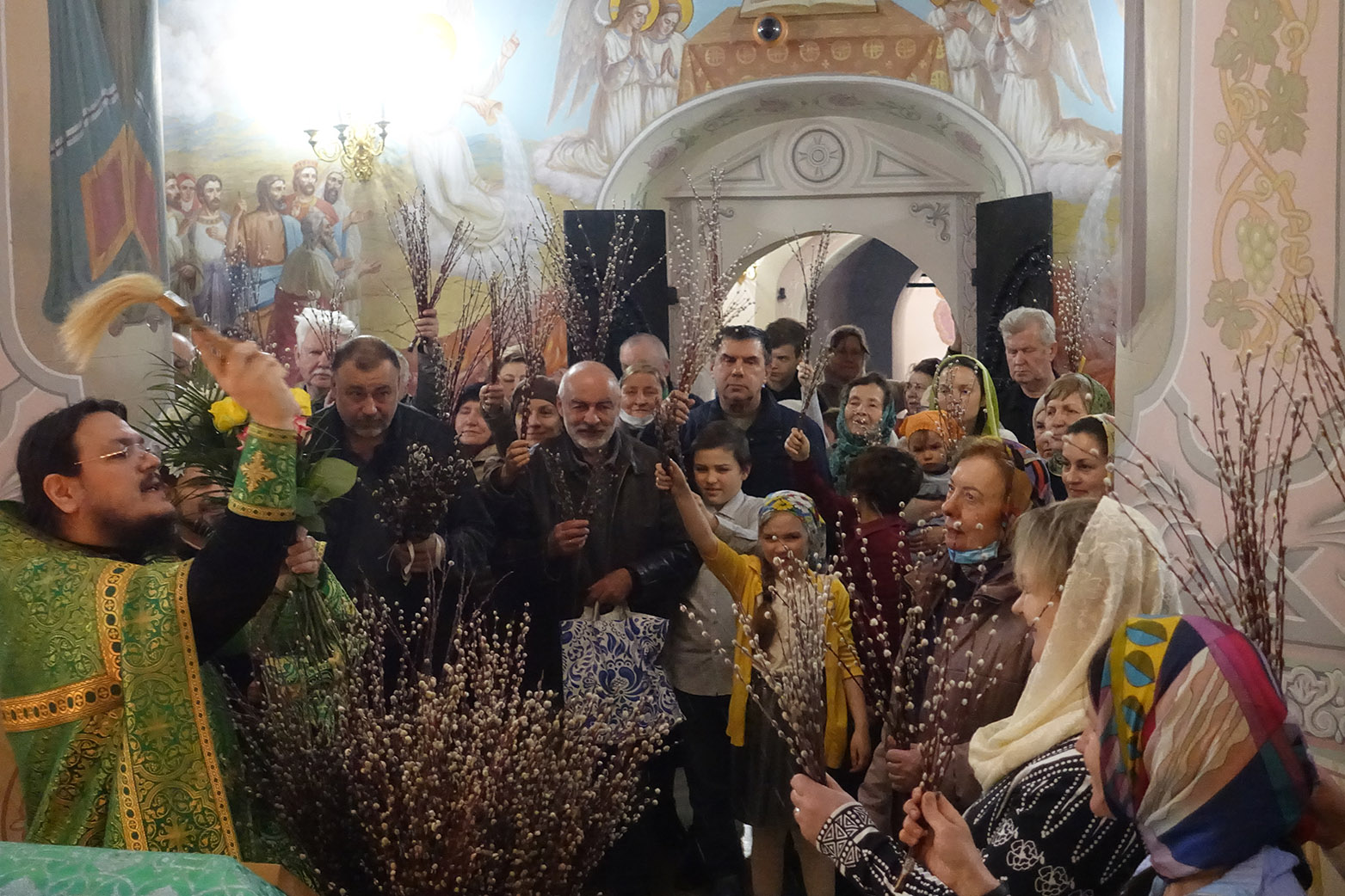 Праздник Входа Господня в Иерусалим на подворье Покровского монастыря в c. Марково