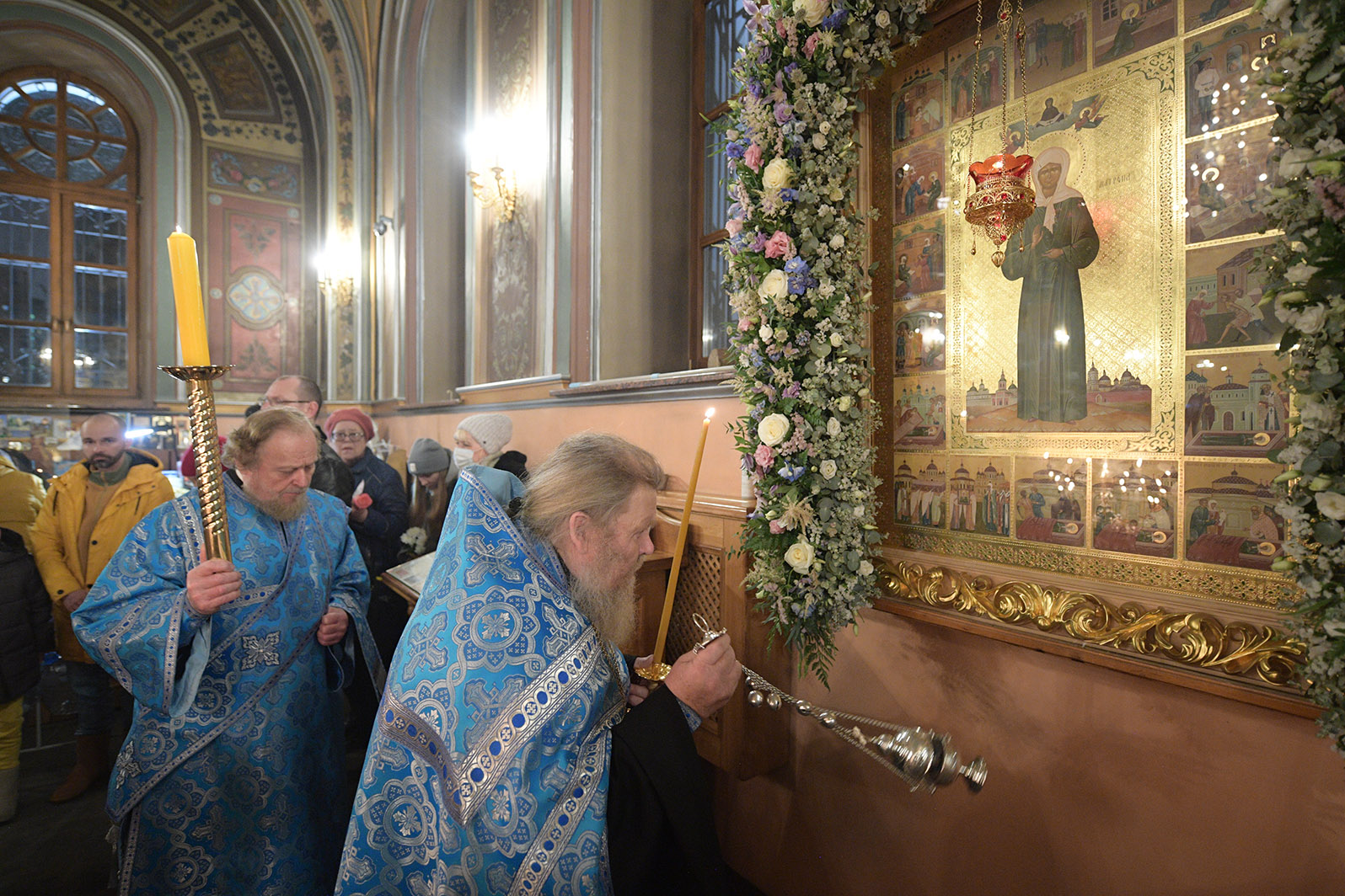 День Тезоименитства святой праведной Матроны Московской. Всенощное бдение