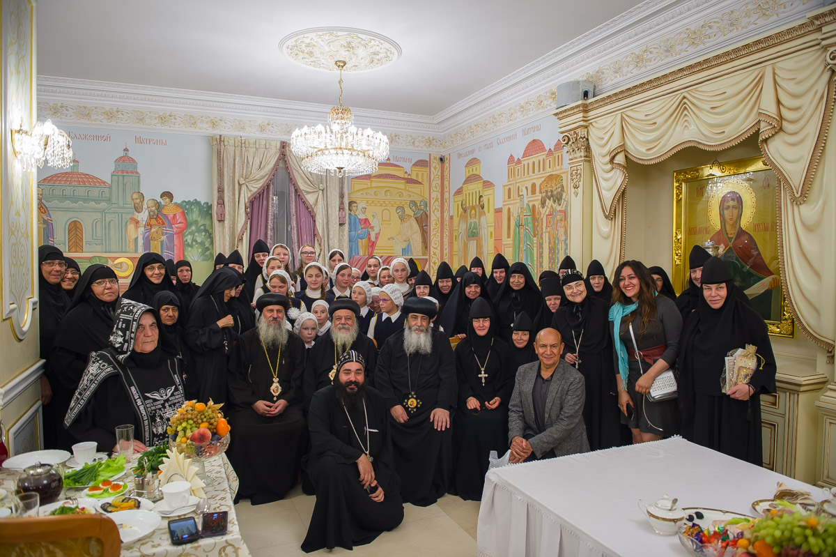 Визит делегации игуменов, игумений и насельниц монастырей Коптской Церкви в Россию