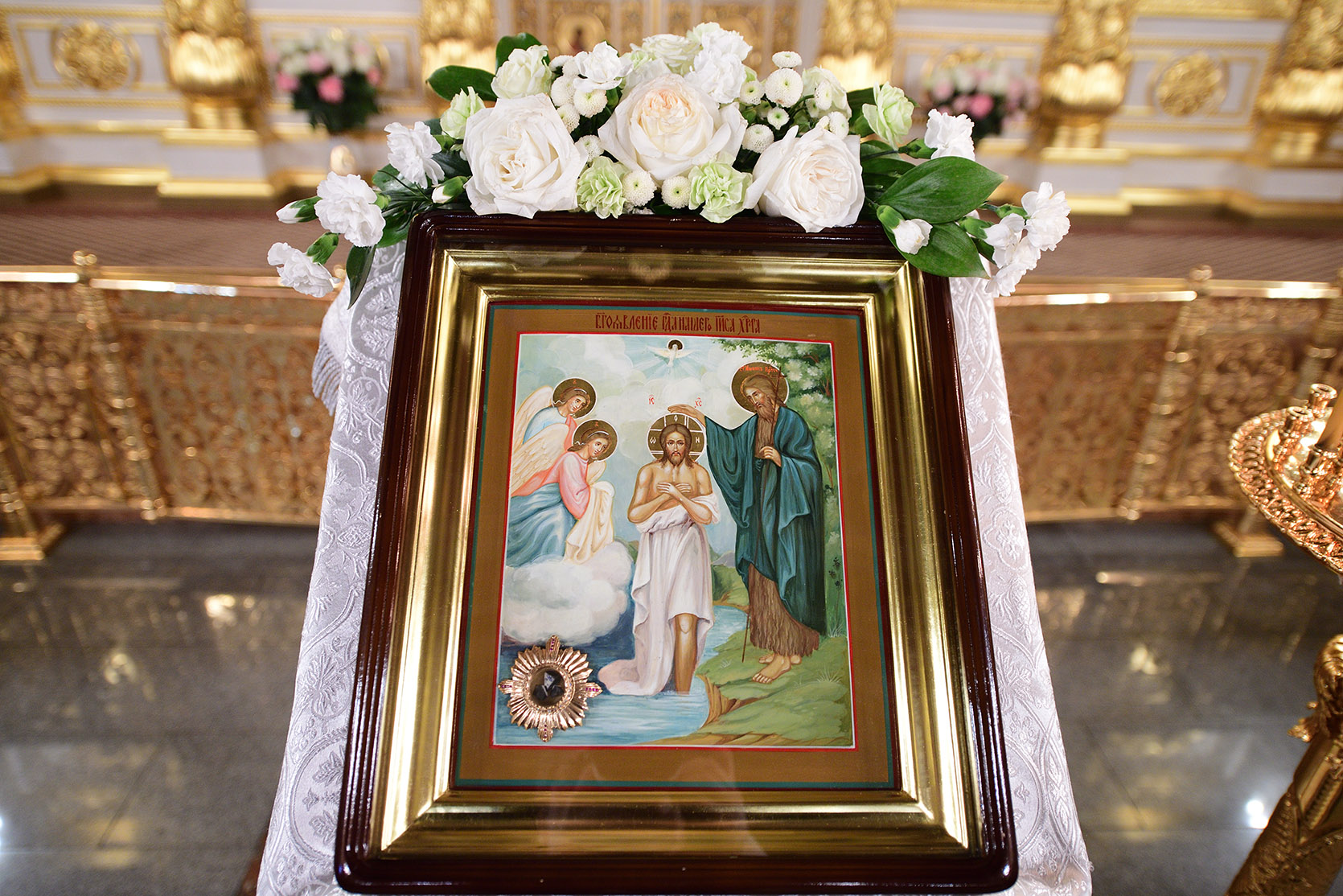 Праздник Святого Богоявления в Покровском ставропигиальном женском монастыре
