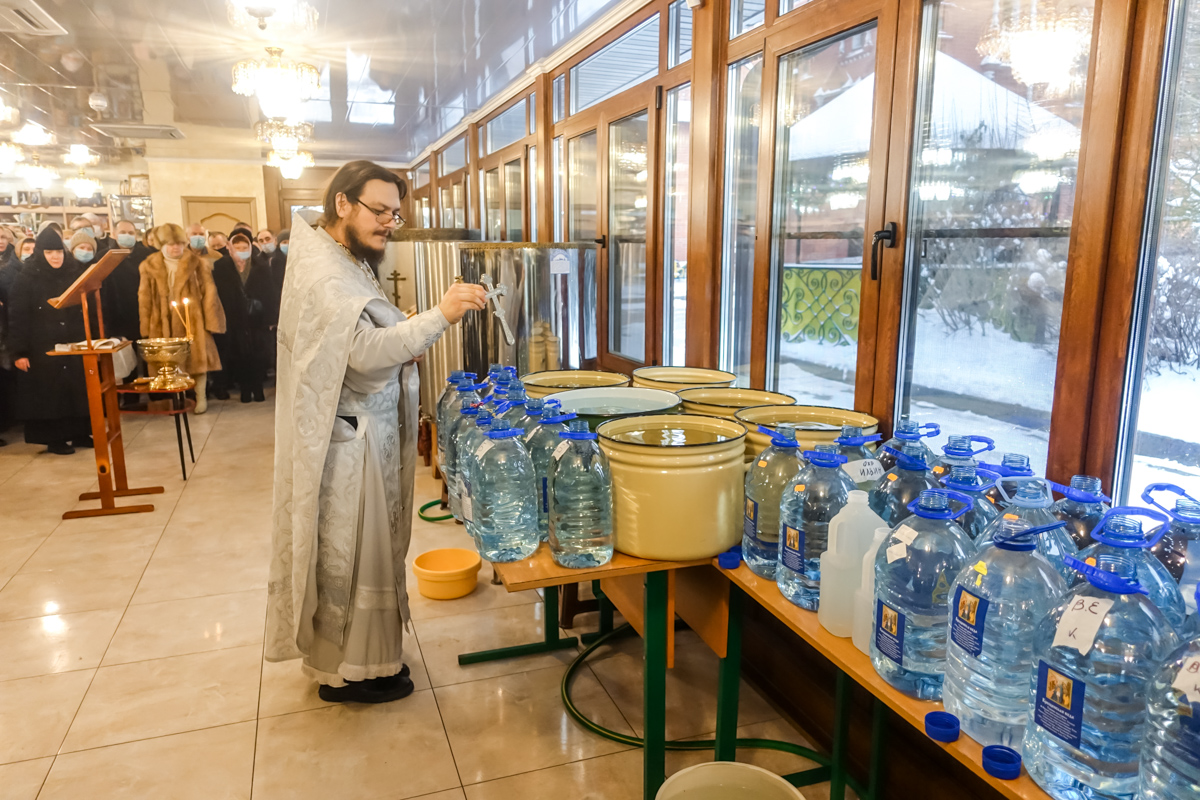 Праздник Крещения Господня на подворье монастыря в селе Марково