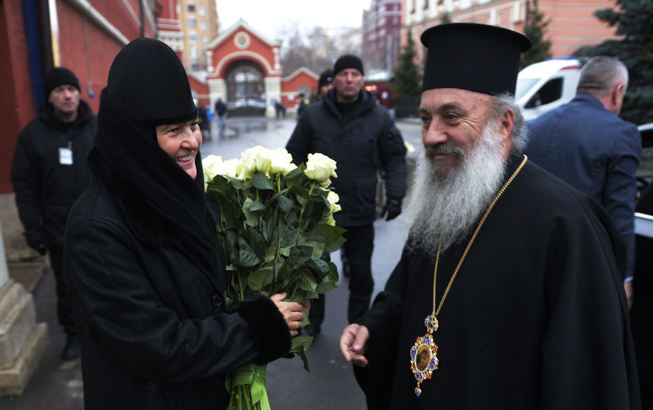 Делегация Предстоятеля Албанской Православной Церкви