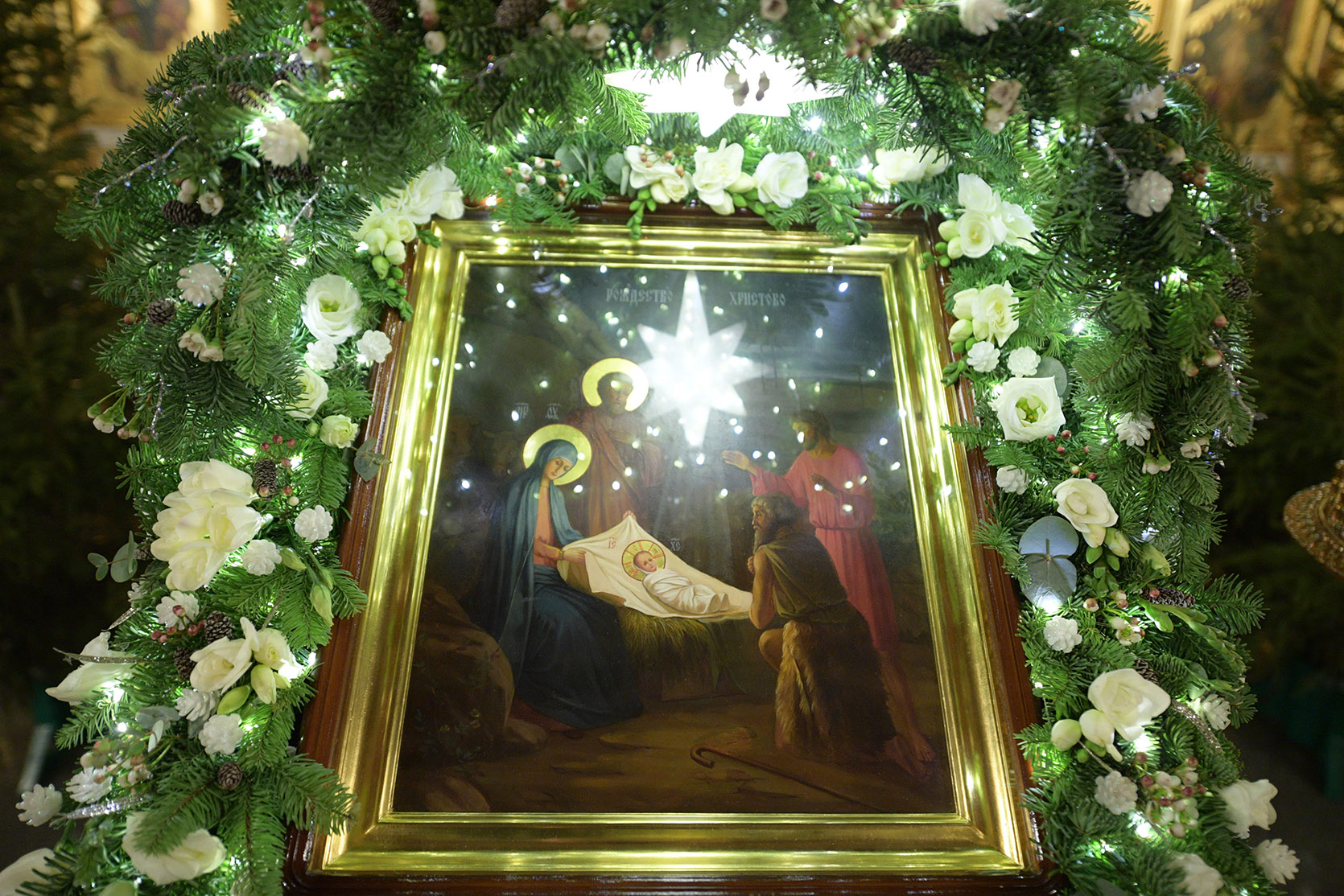 Рождество Христово в Покровском женском монастыре