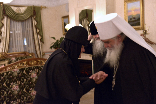 Покровский монастырь посетили участники Архиерейского Собора
