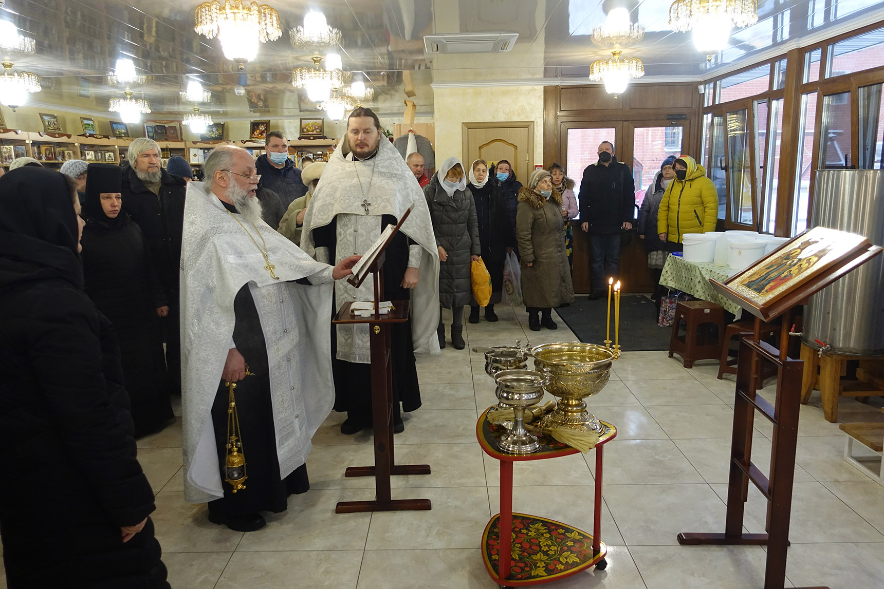 Праздник Крещения Господня на подворье монастыря в с. Марково