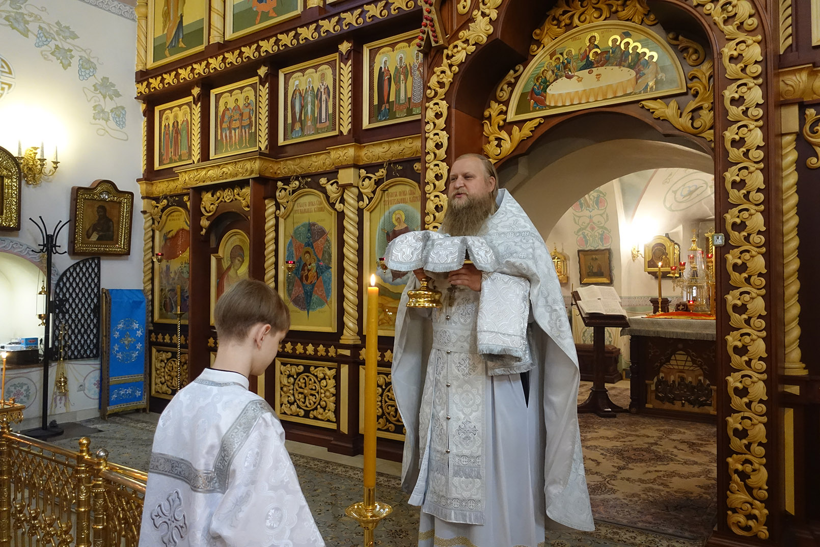 Праздник Преображения Господня на подворье Покровского монастыря в Марково