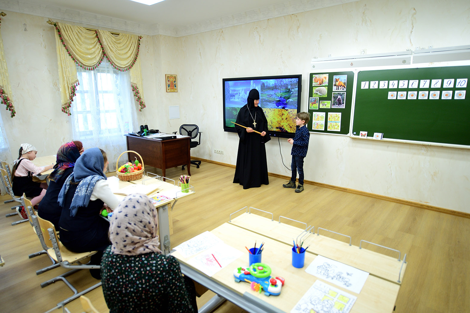 Собеседование в группу дошкольного образования и с будущими учениками православной гимназии в Троице-Лыково