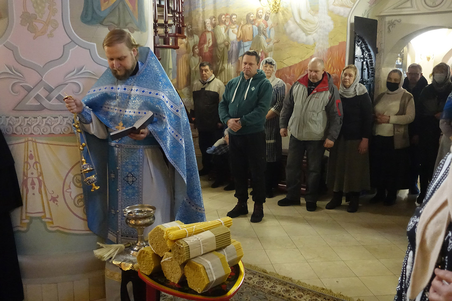Праздник Сретения Господня на подворье монастыря в селе Марково