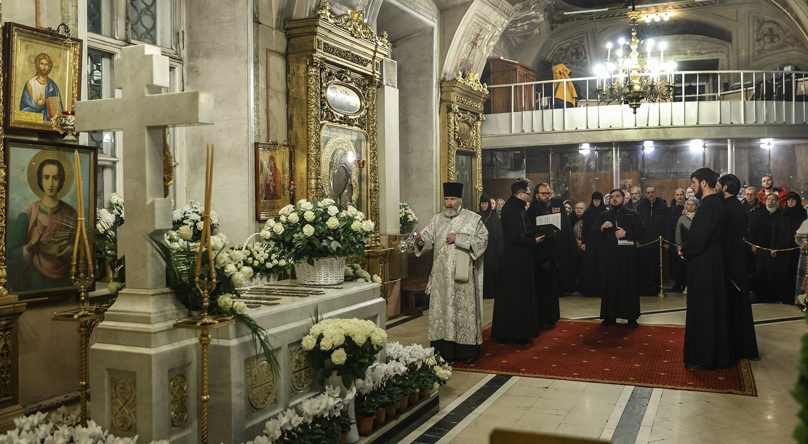 Заупокойное богослужение в 15-ю годовщину со дня кончины Святейшего Патриарха Алексия II в Москве