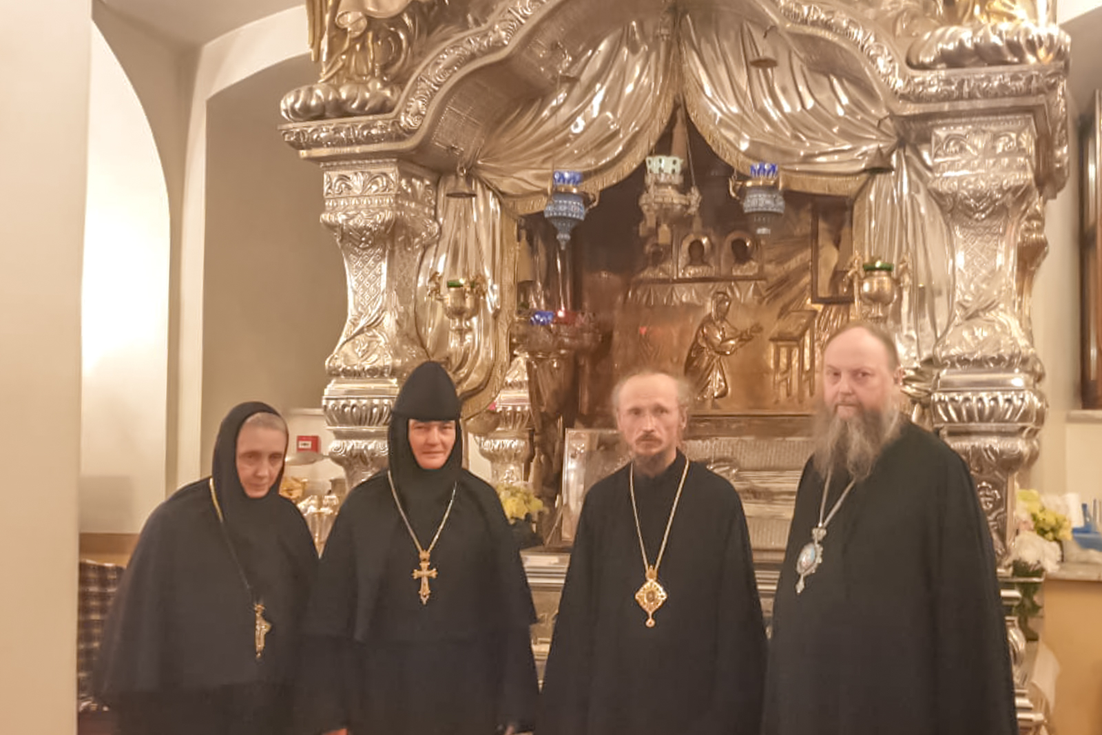Прибыла делегация архиереев, священнослужителей, монашествующих и мирян Белорусской Православной Церкви