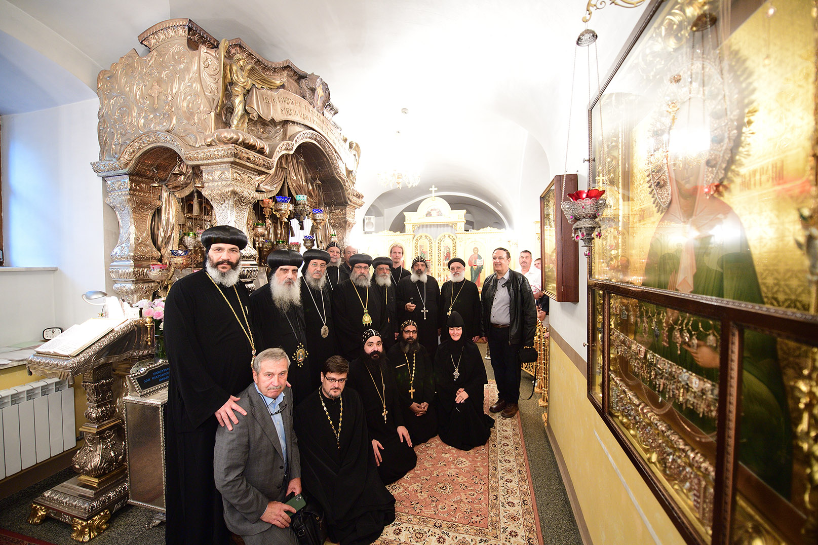 В Покровский монастырь прибыла делегация игуменов и насельников египетских монастырей