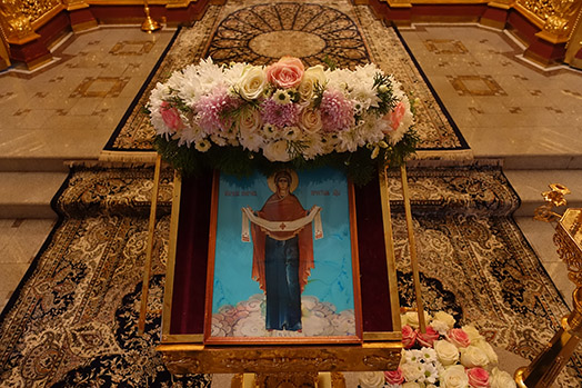 Всенощное бдение в праздник Покрова Пресвятой Богородицы в Троице-Лыково