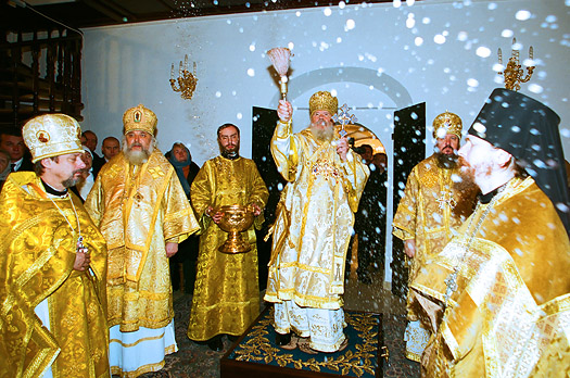 Великое освящение храма Казанской иконы Божией Матери