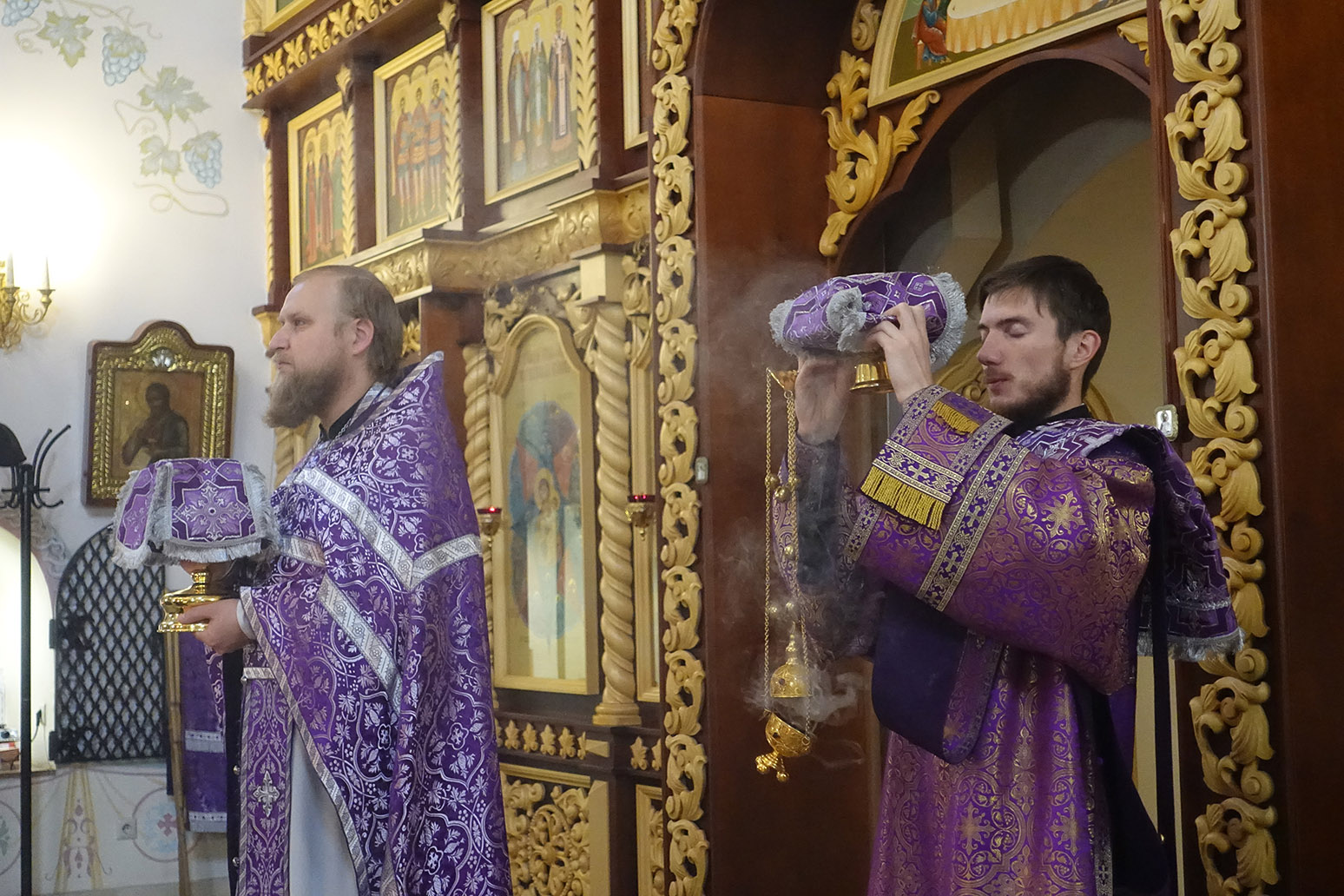 Праздник Воздвижение Честного и Животворящего Креста Господня на Подворье в Марково
