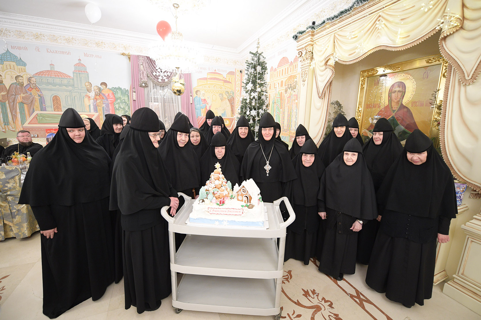 Рождественские колядки в Покровском ставропигиальном женском монастыре