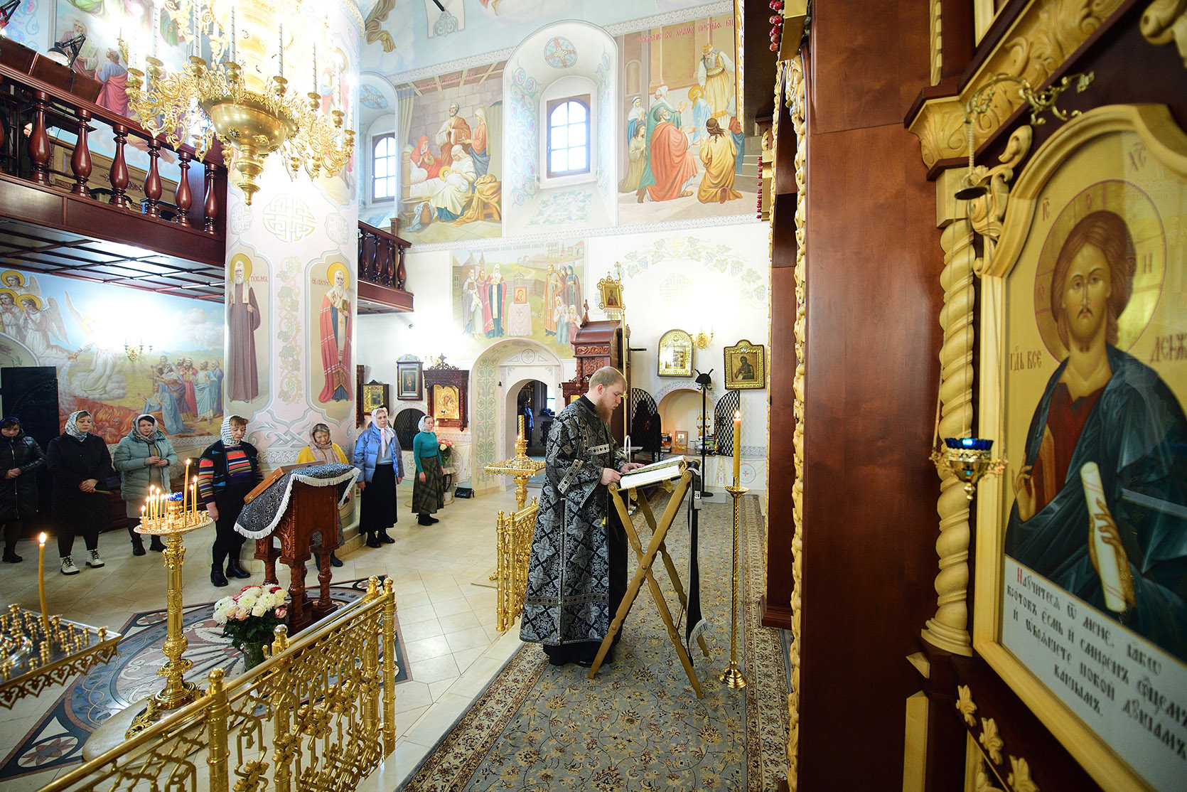 Служба в субботу первой седмицы Великого Поста на подворье Покровского монастыря в Марково