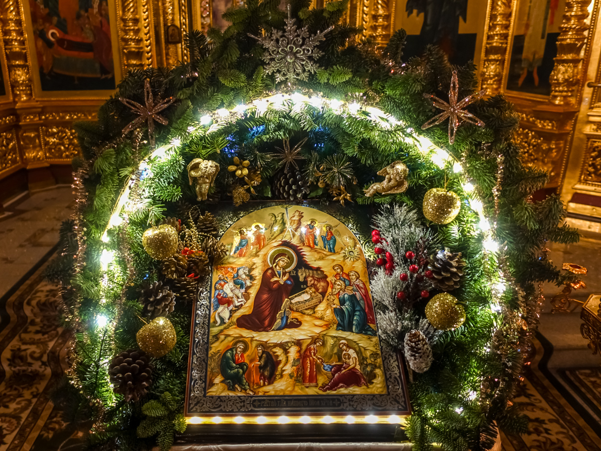 Рождество Христово на подворье Покровского монастыря в Троице-Лыково