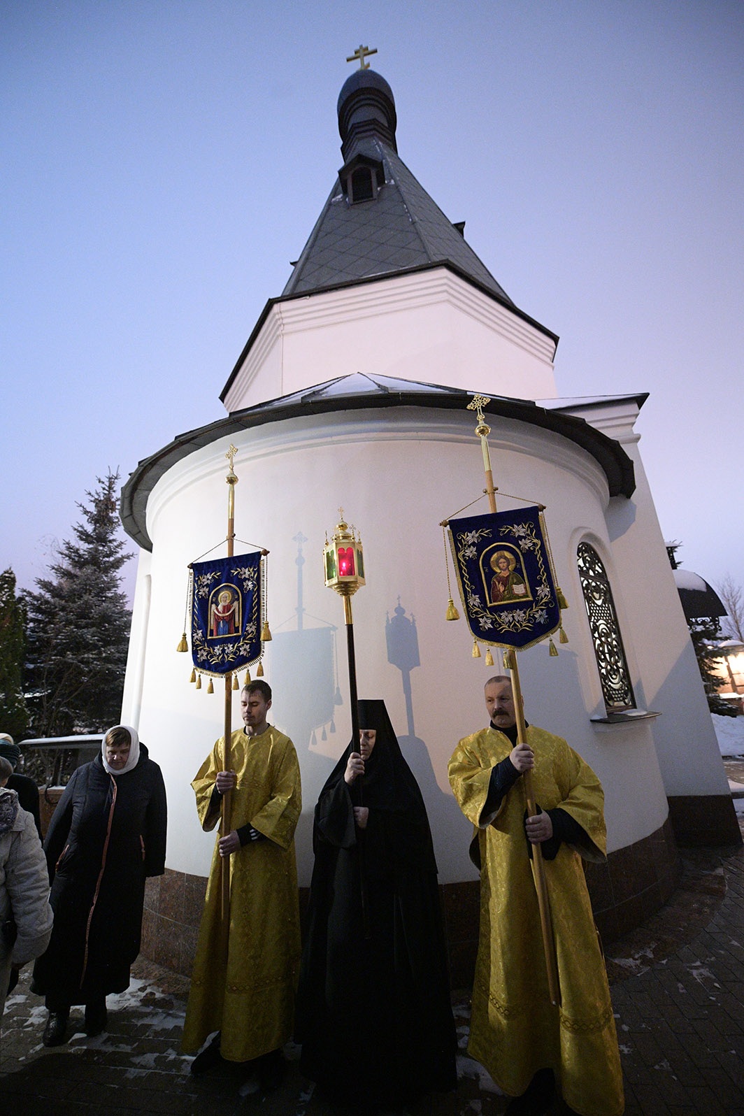 Храм Матроны поселок здравница